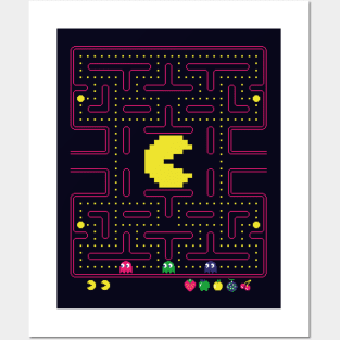 Pac-Man Pixelart Posters and Art